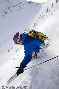 Telemark Ski Action